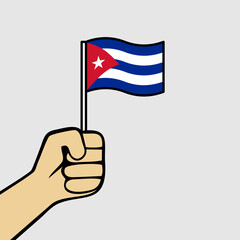 Republic of Cuba Flag