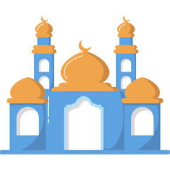 Cute Mosque Illustration