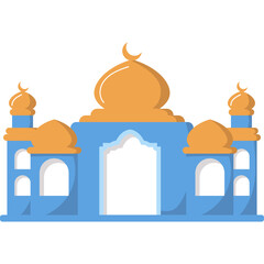 Cute Mosque Illustration