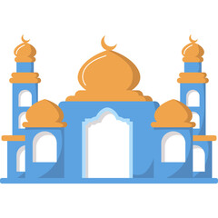 Cute Mosque Illustration