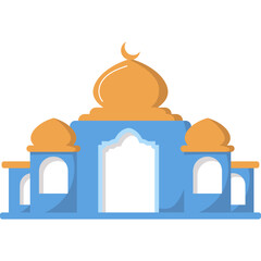Cute Mosque Illustration