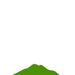 Obraz premium Green Mountain illustration