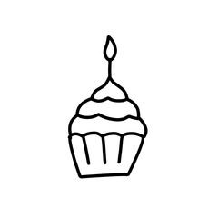 birthday cake doodle