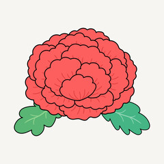 Teacher's Day and Parents' Day Carnation, Vector