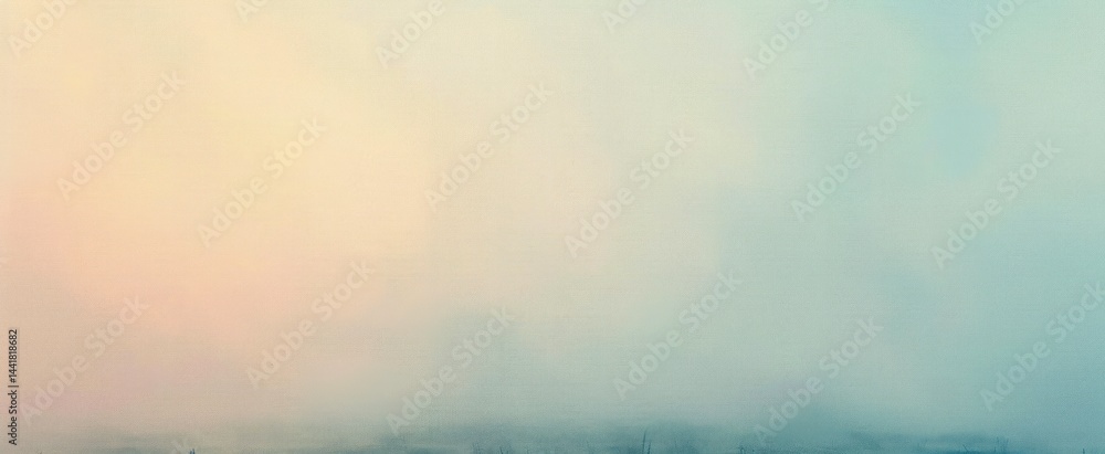 Poster soft pastel gradient background with smooth blending from warm beige to cool blue colors creating a 
