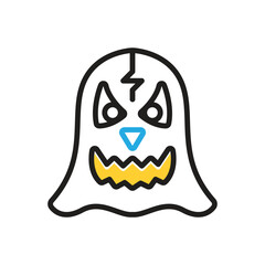 Multi color icon for terrible