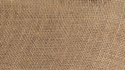 Texture of the bag, canvas, close up. Brown burlap sack texture can be use as background