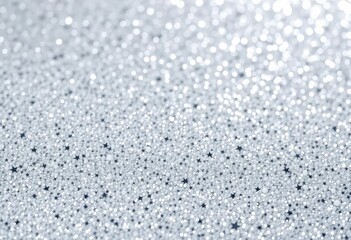 Silver mosaic background, shimmering light spots and scattered stars , texture, sky