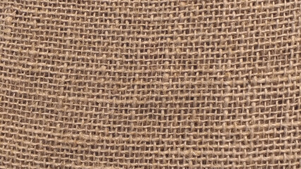 Brown burlap sack texture can be use as background. Burlap sack background and texture
