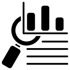 Analytics Glyph Icon