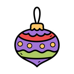 Colorful Christmas Ornament