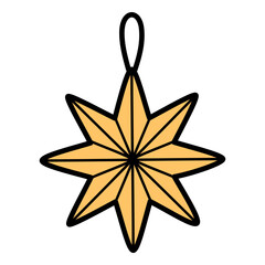 Golden Star Ornament