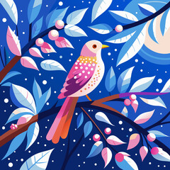 seamless background with birds