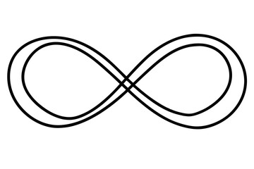 Love in Infinity Line Art