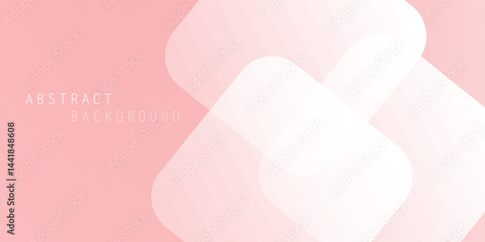 Poster a soft abstract background with overlapping rounded shapes in muted pink and beige colors. the minim