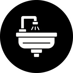 Hair wash sink Icon