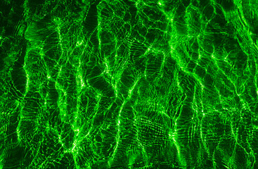 vivid green water abstract background