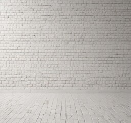 Clean white brick wall texture, soft light, ample copy space ,  mockup,  exterior