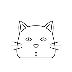 Minimalist Doodle Cat