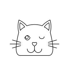 Minimalist Doodle Cat