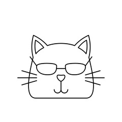 Minimalist Doodle Cat
