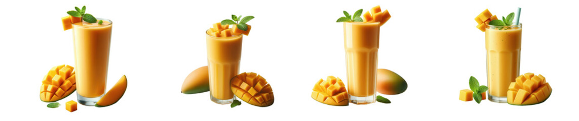 Mango smoothies A tropical refresher