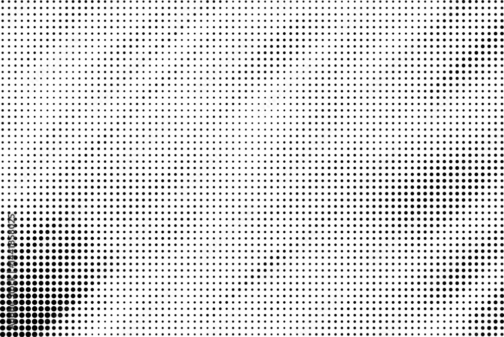 Poster halftone background vector. monochrome abstract dot, gradient halftone dots for background pattern a