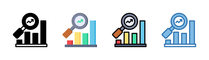 Obraz premium Market Research Icon