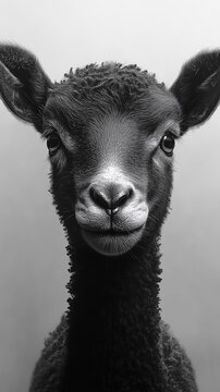 Charming Black Sheep Closeup