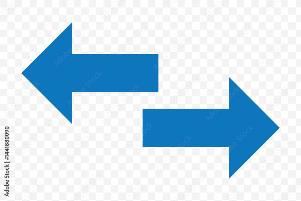 Poster arrows data transfer icon, exchange arrow icon. left right arrows. swap icon with two arrows vector 