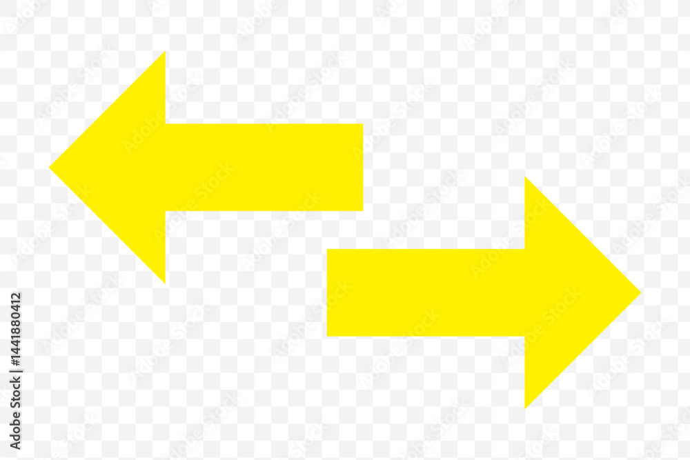 Poster arrows data transfer icon, exchange arrow icon. left right arrows. swap icon with two arrows vector 