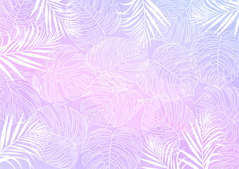 Background nature freehand Leaf background. Leaf nature style with space for text - design for background social media, postcards, poster, business card, flyer, brochure other.