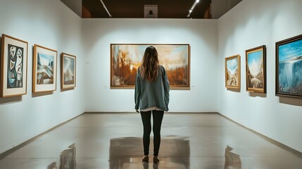 Artwork display advertisement featuring a modern layout and engaging visuals.