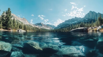 Alpine Lake Serenity