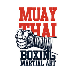 muay thai artwork for t-shirt