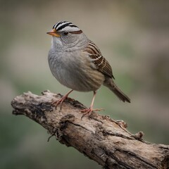 Fototapeta premium red backed shrike on branch