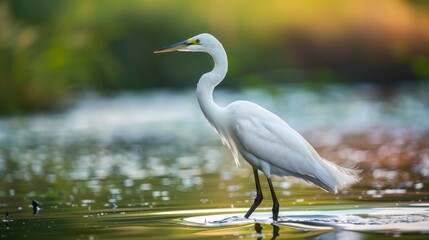 Naklejka premium Simplicity in nature: one bird, one wave. stock photo --ar 16:9 --raw --v 6 Job ID: 8ac77052-8b73-487b-8fa3-42a4c7098205