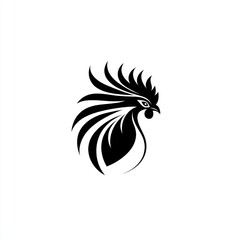 Fototapeta premium Rooster Head Logo