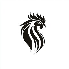 Fototapeta premium Rooster Head Logo