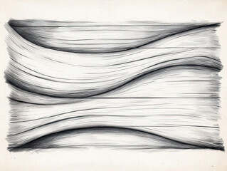 Wood sketch: A detailed representation focusing on the texture and patterns of wood grain.