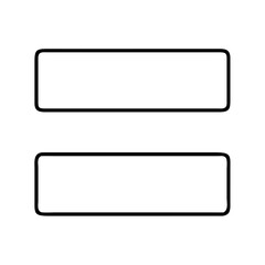 equal sign for equality icon, equal sign for equality line art - simple line art of equal sign for equality, perfect for equal sign for equality logos and icons