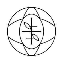 faith symbol icon, faith symbol line art - simple line art of faith symbol, perfect for faith symbol logos and icons