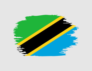 United Republic of Tanzania Flag