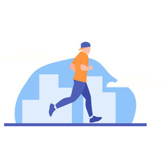 Jogging Illustration
