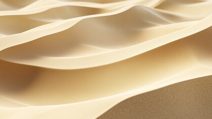 Sand dunes form intricate patterns under sunlight highlighting the wave-like textures of the desert landscape across the horizon