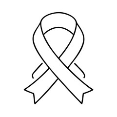men s health awareness ribbon light blue icon