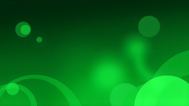 abstract green background with circles baground graphic design 