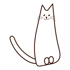 Simple Doodle Cat