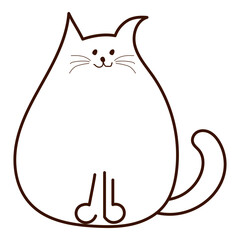 Simple Doodle Cat