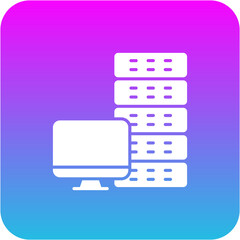 Fototapeta premium Database Icon